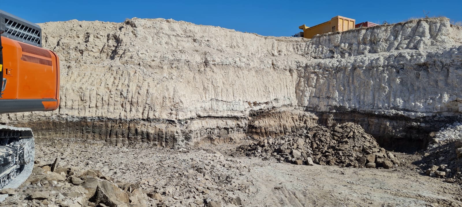 Ocak alanında üretim ve kesit görünümü